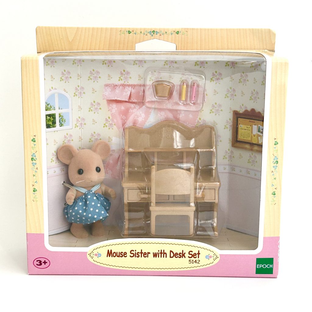 Mouse Sister with Desk Set 5142 Sylvanian Families Calico Critters