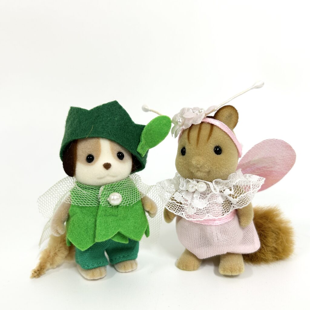[used] Vintage 15th Anniversary Carnival Fairy Set 1999 C-03 Sylvanian Families Calico Critters