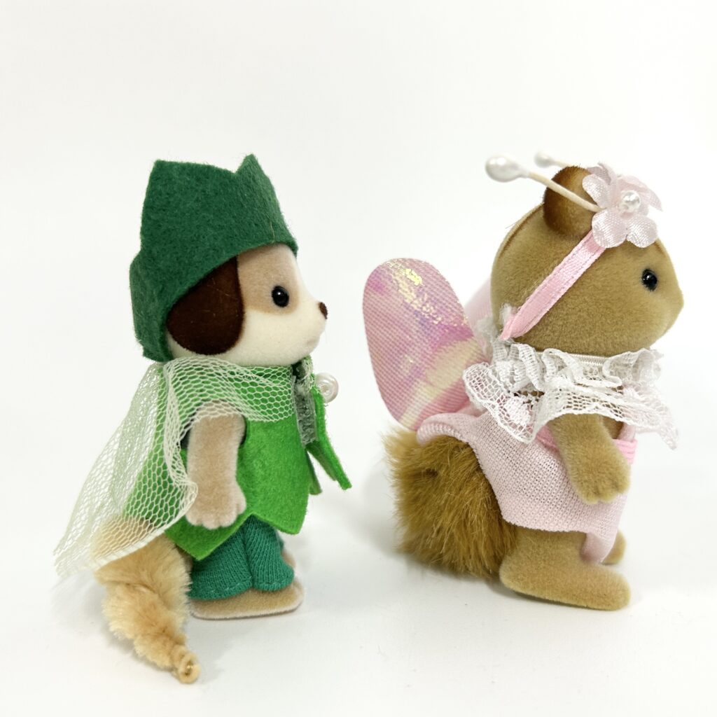 [used] Vintage 15th Anniversary Carnival Fairy Set 1999 C-03 Sylvanian Families Calico Critters
