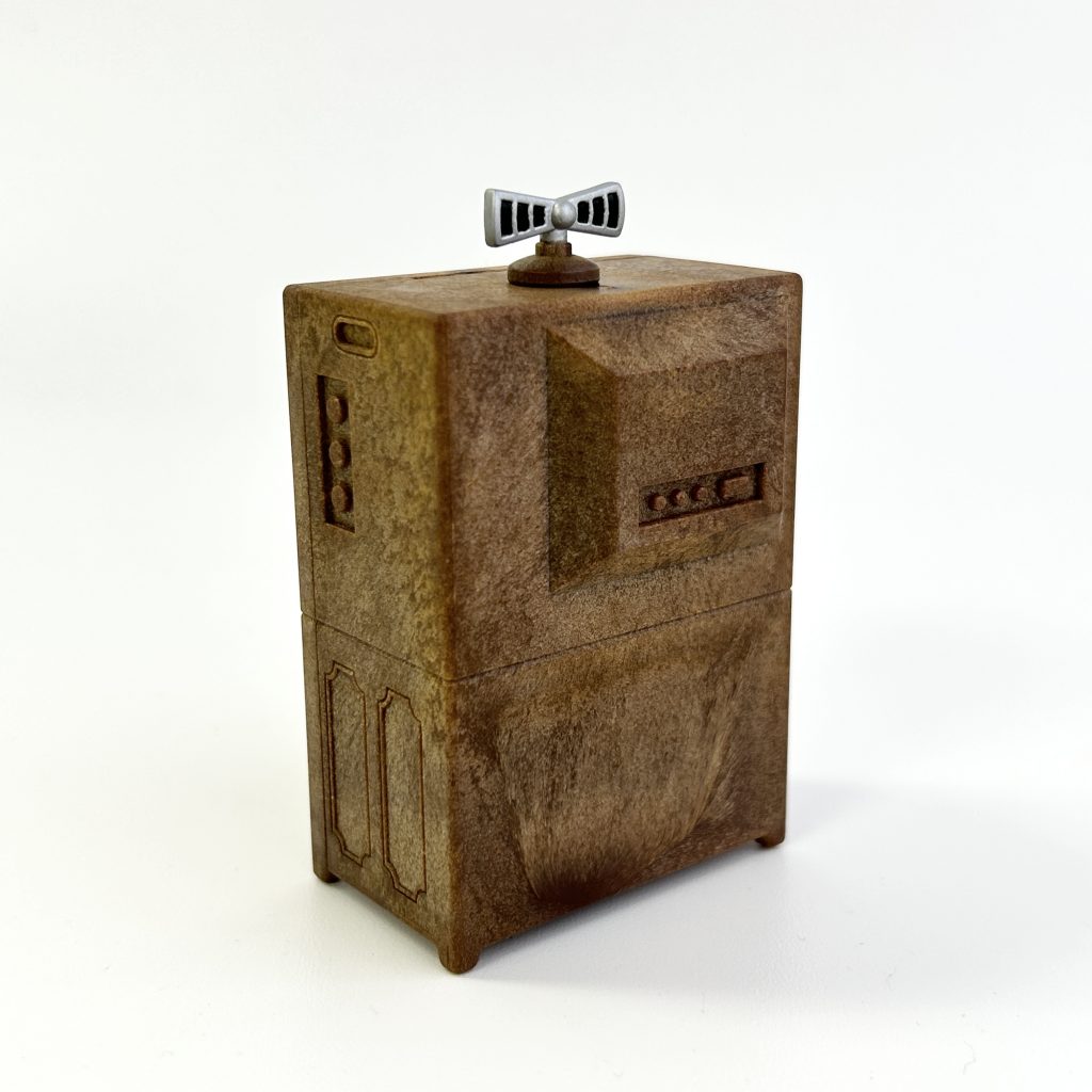 [used] Vintage Television Tv Stand Set 1999 KA-506 Sylvanian Families Calico Critters