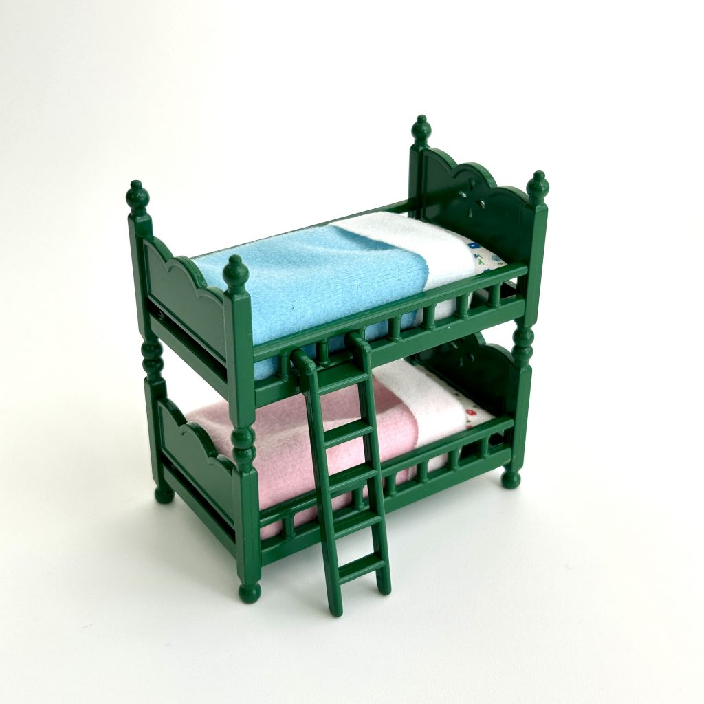 [used] Lit superposé vert vintage Sylvanian Families Calico Critters
