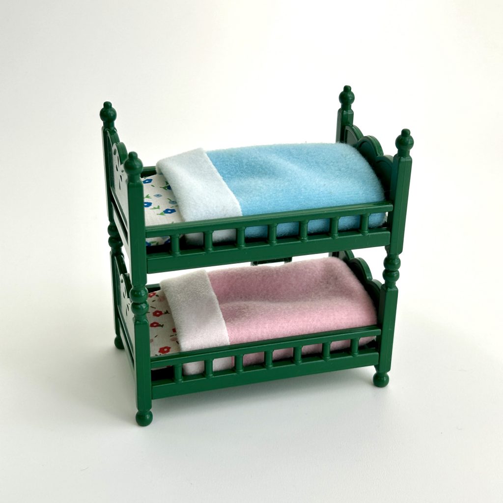 [used] Lit superposé vert vintage Sylvanian Families Calico Critters