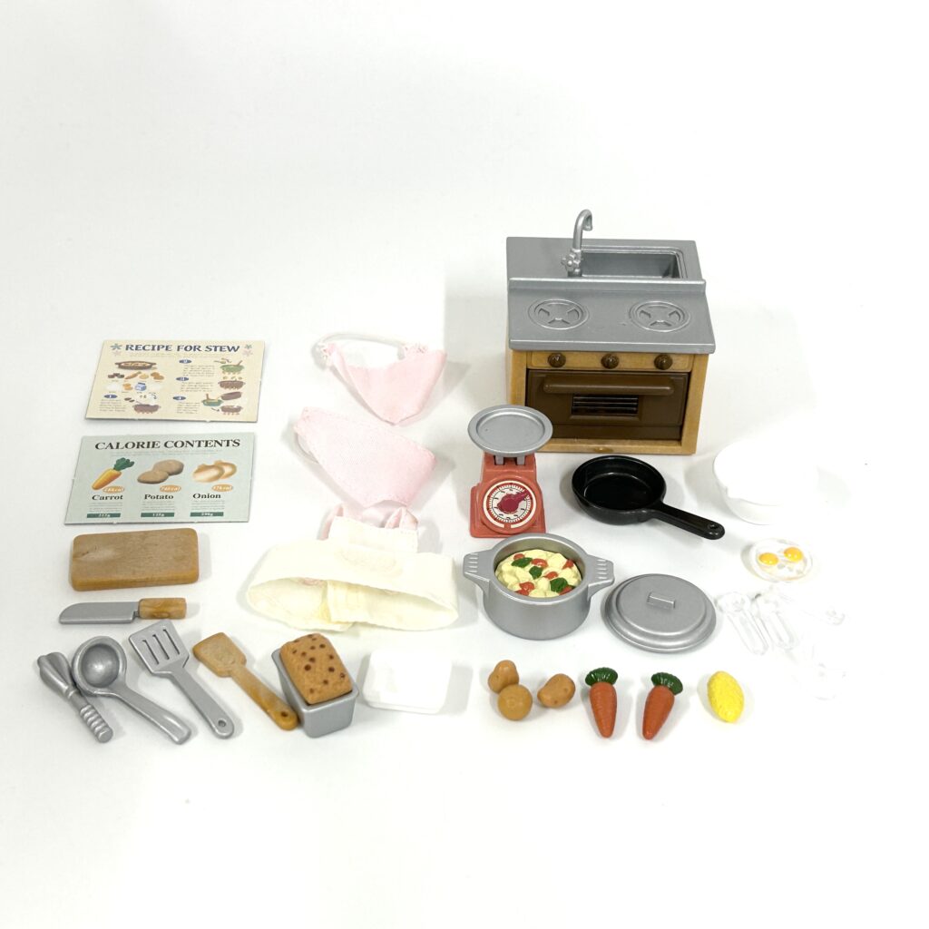 [used] Cooking Class At School Set S-32 Sylvanian Families Calico Critters