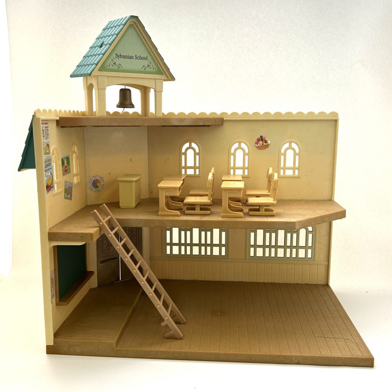 [Used] FOREST CLOCK TOWER SCHOOL Epoch Japan Sylvanian Families