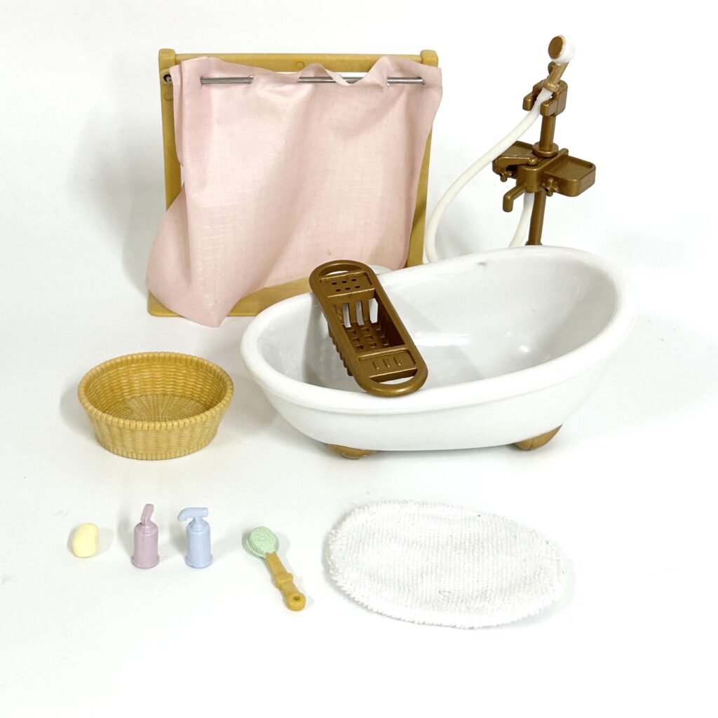 [used] Bath Set KA-605 Sylvanian Families Calico Critters