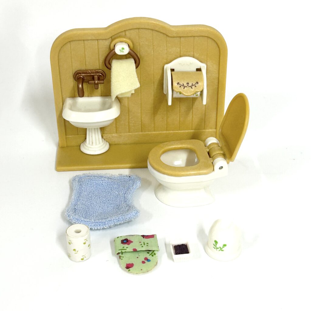 [used] Toilet Set KA-606 Sylvanian Families Calico Critters