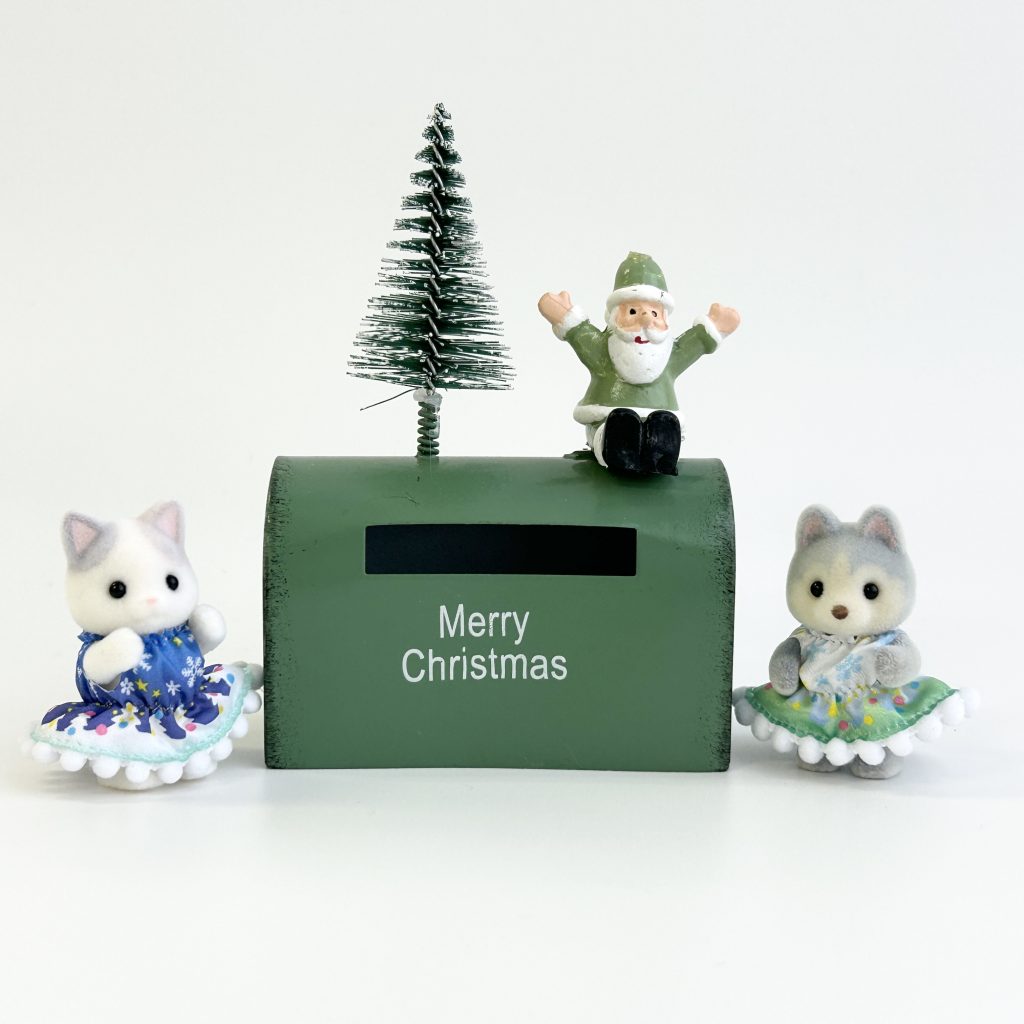 Boîte aux lettres du Père Noël verte Cuisine naturelle
