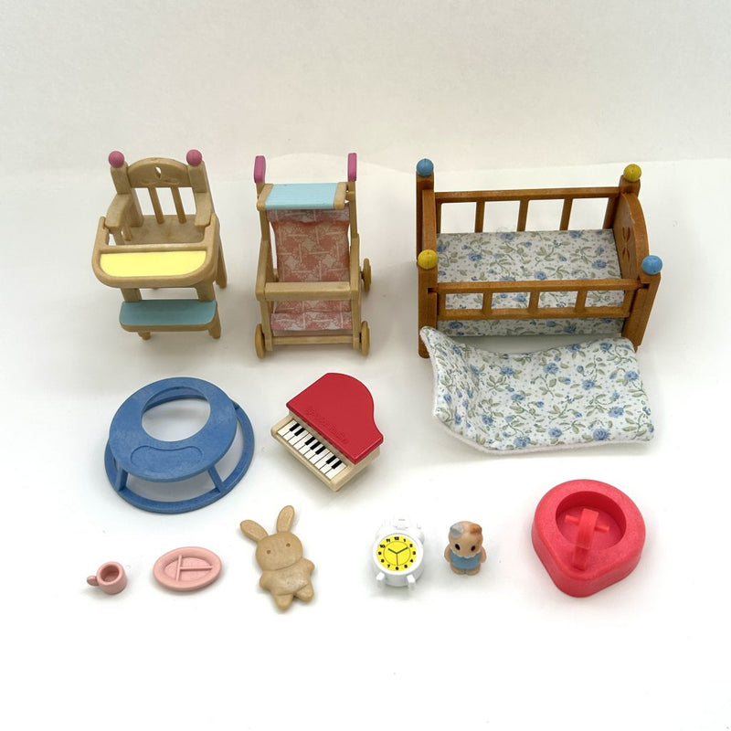 [Used] BABY ROOM FURNITURE SET Epoch Japan  Sylvanian Families