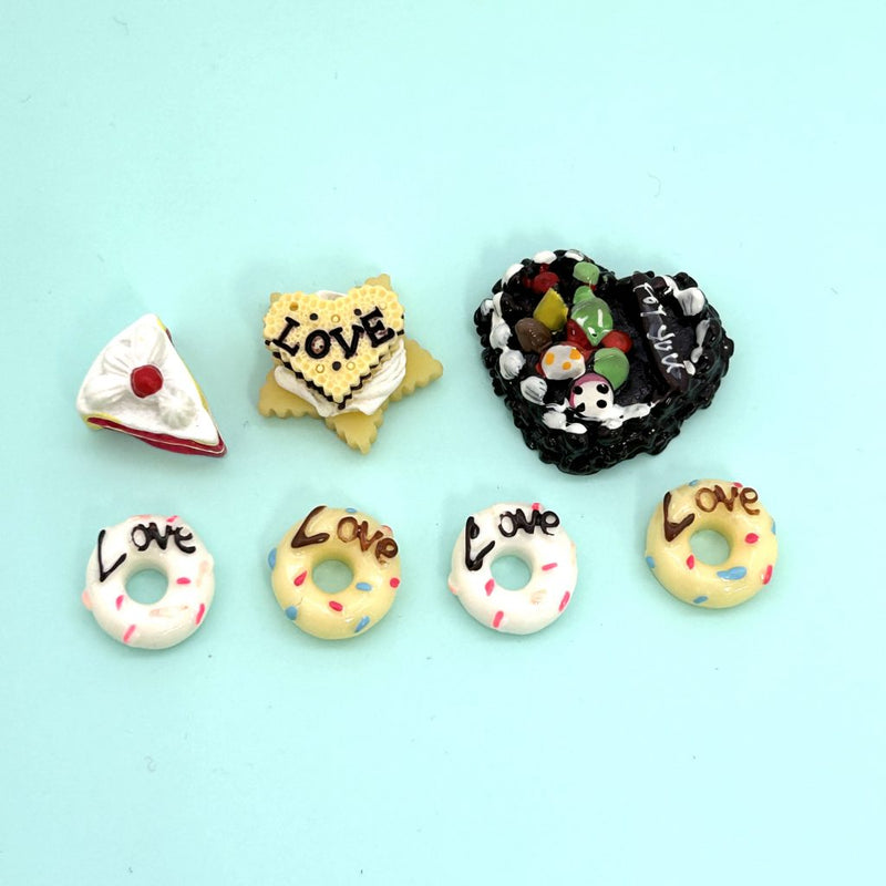 [Used] MINIATURE CAKE AND DONUT SET Japan Does not apply