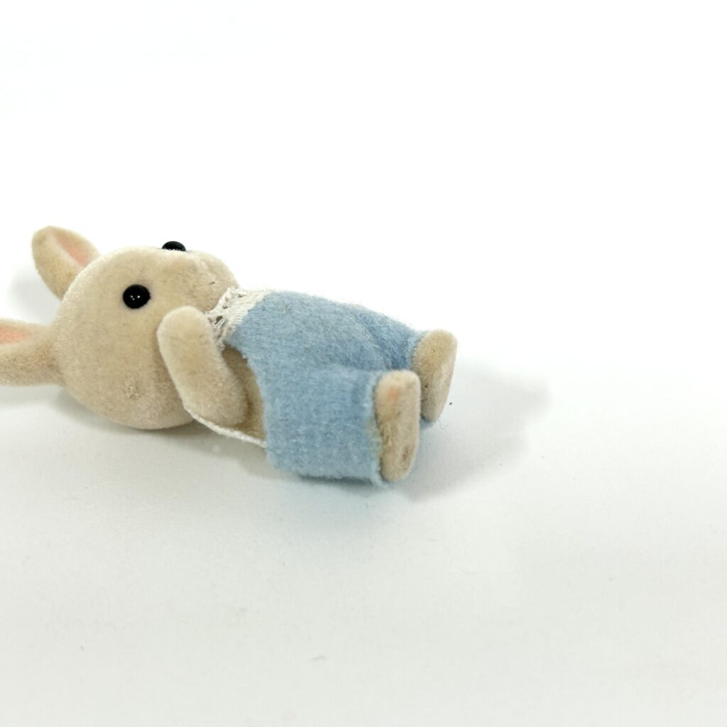 [used] Milk Rabbit Ropeway Wood Playground 2019 KO-64 Sylvanian Families Calico Critters