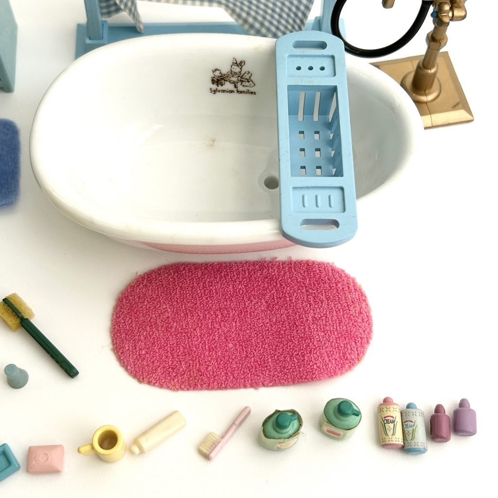 [used] Bathroom Set Sylvanian Families Calico Critters