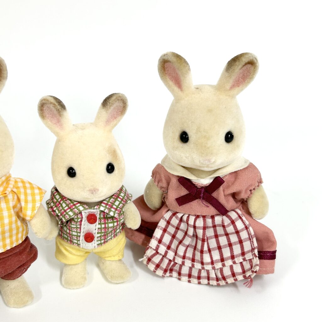 [used] Chocolate Rabbit Family Sylvanian Families Calico Critters