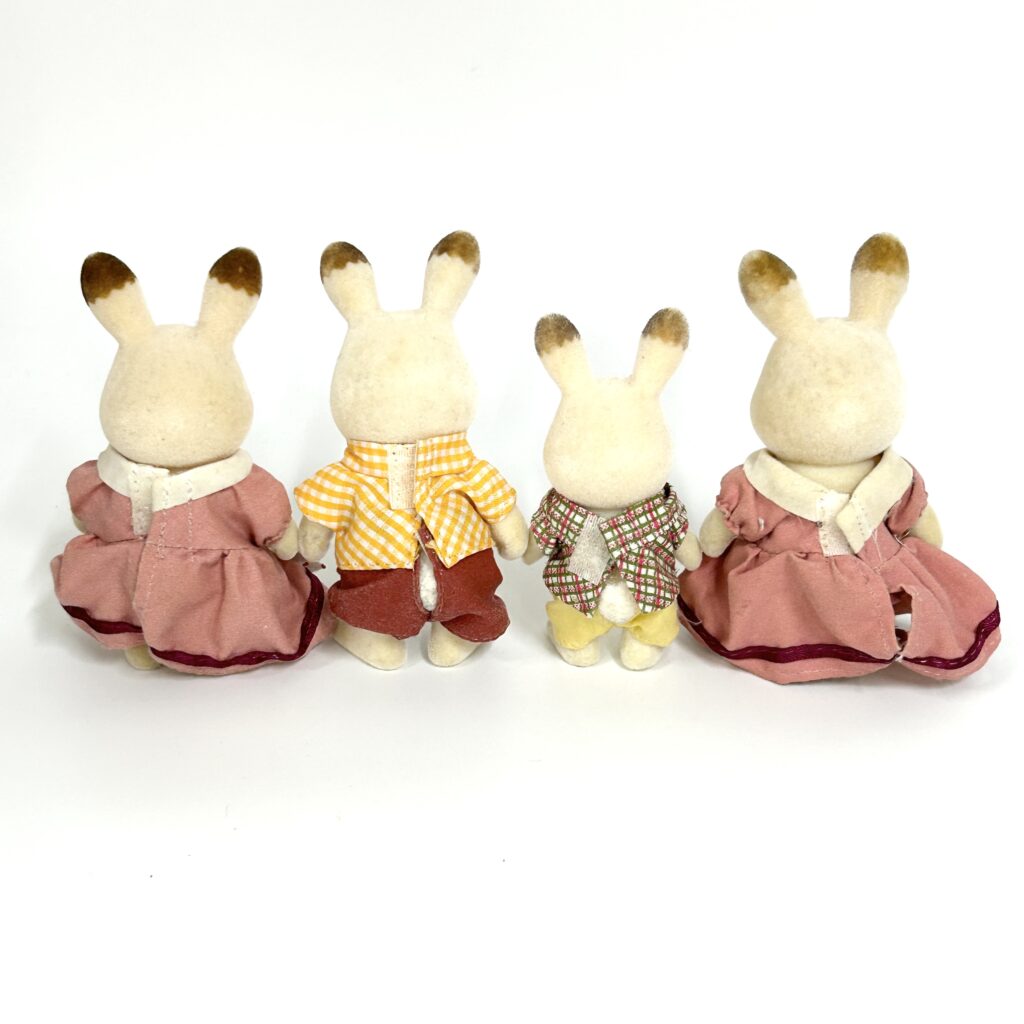 [used] Chocolate Rabbit Family Sylvanian Families Calico Critters