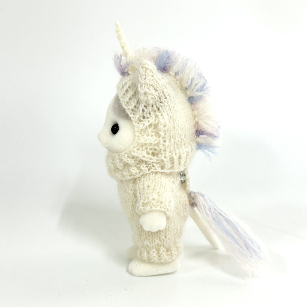 Knitted Unicorn Costume White Handmade