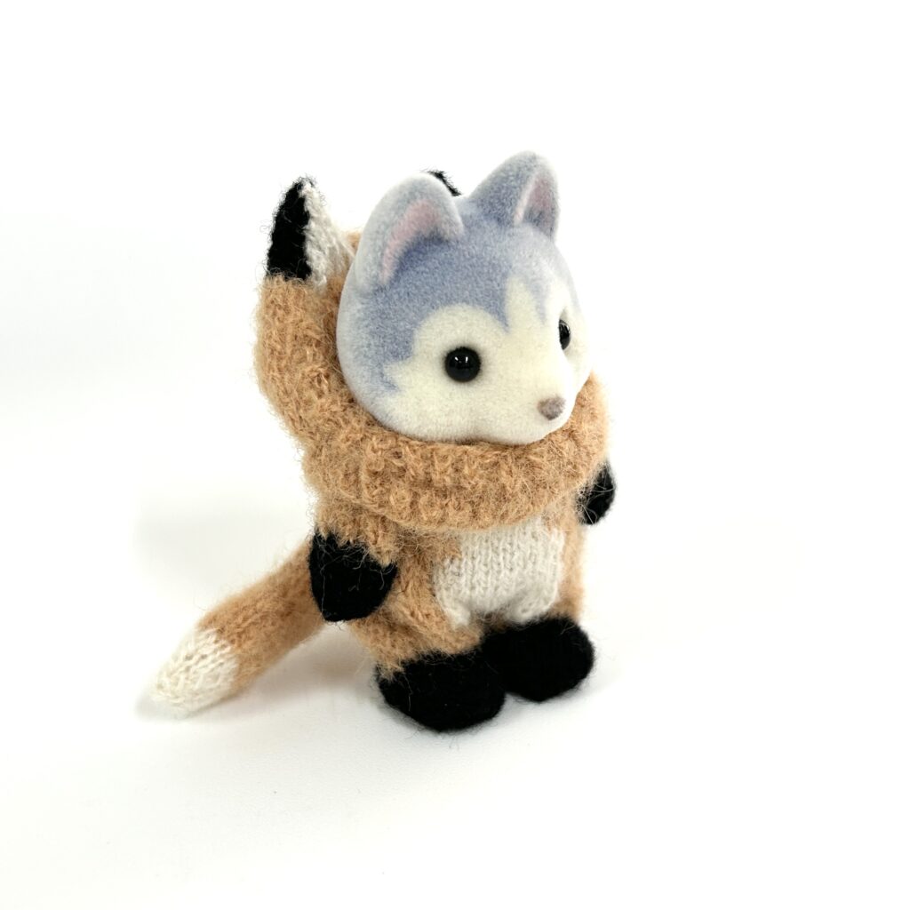 Knitted Fox Costume Handmade