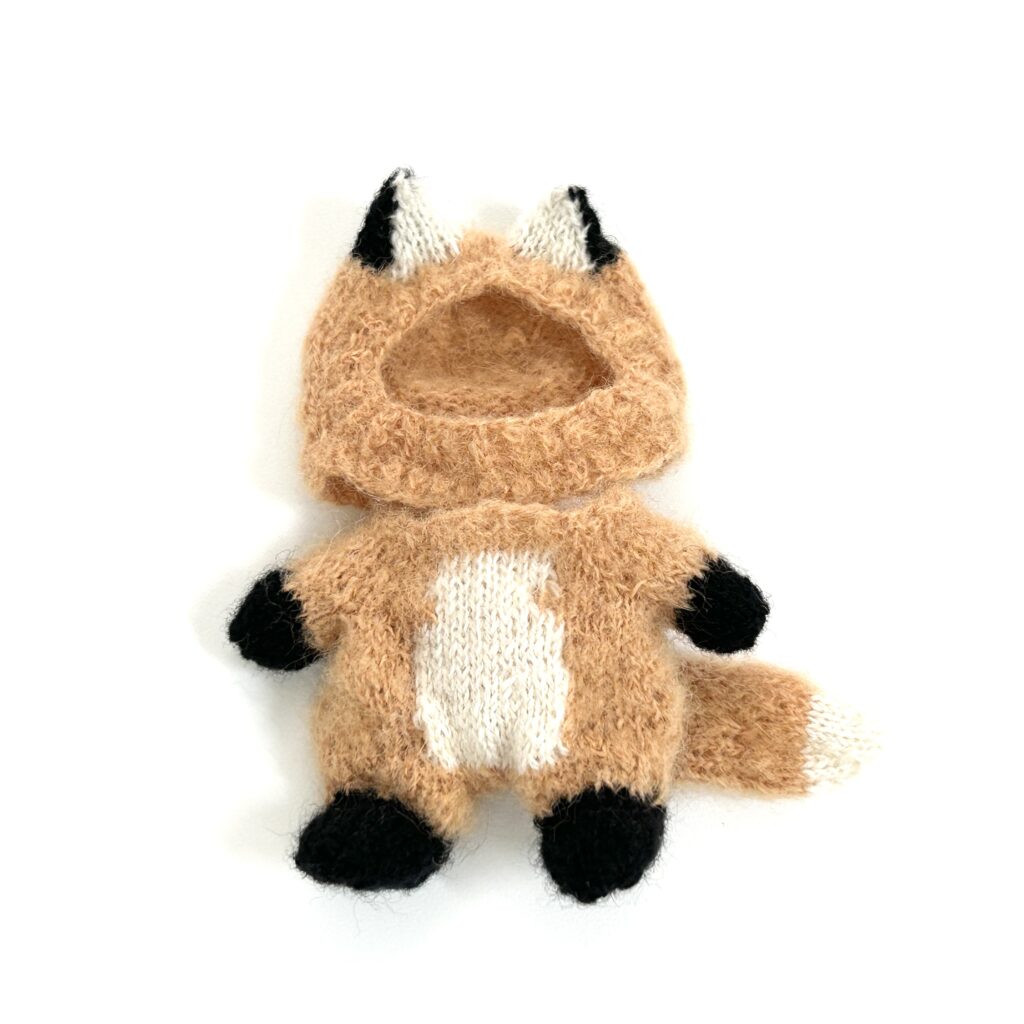 Knitted Fox Costume Handmade