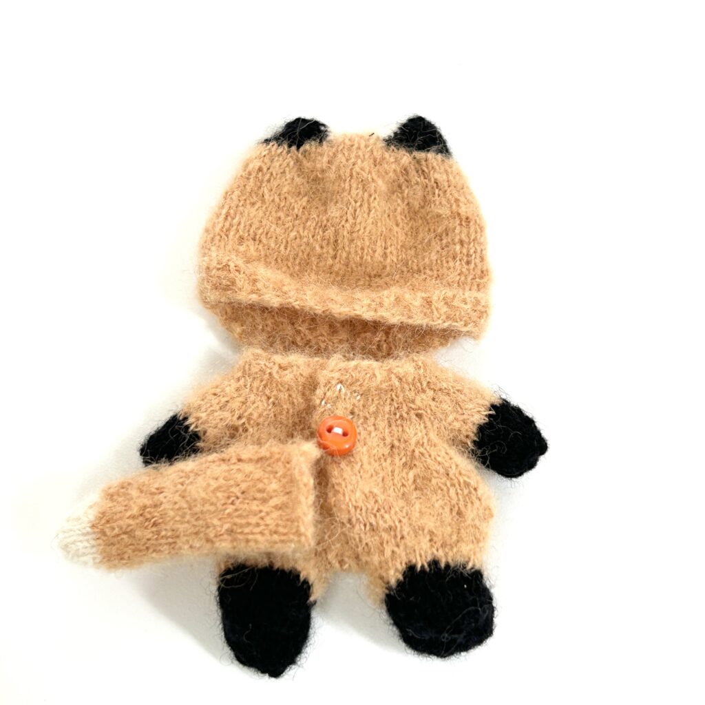 Knitted Fox Costume Handmade