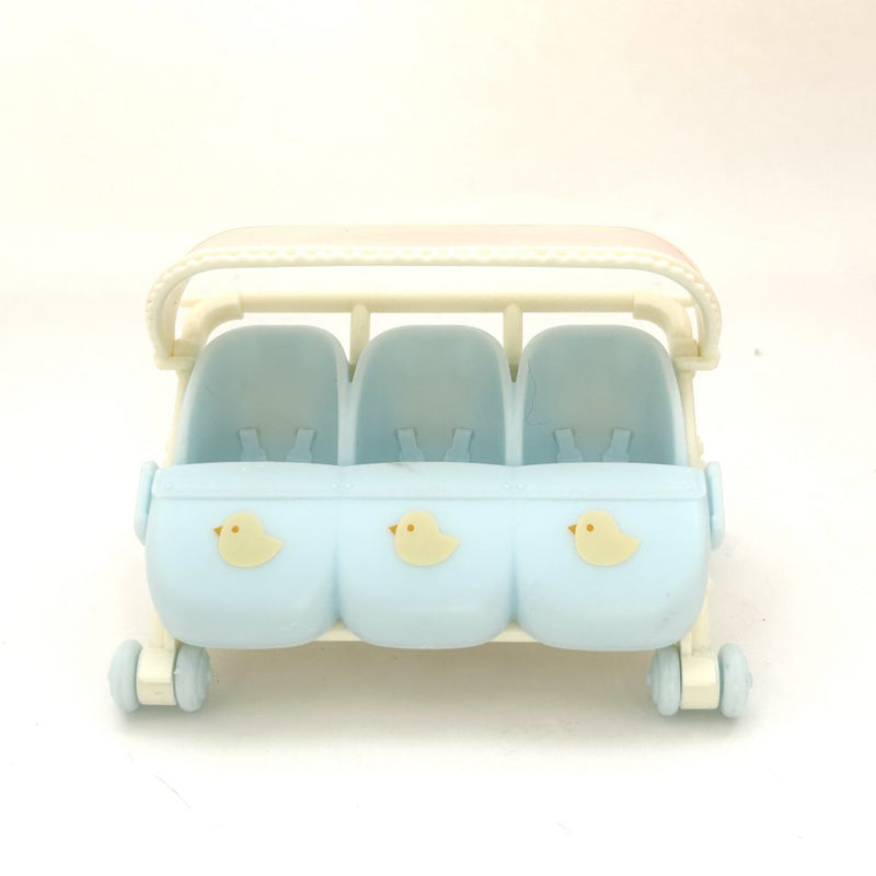 [Used] TRIPLE STROLLER PRAM PUSHCHAIR KA-217 2020 Sylvanian Families