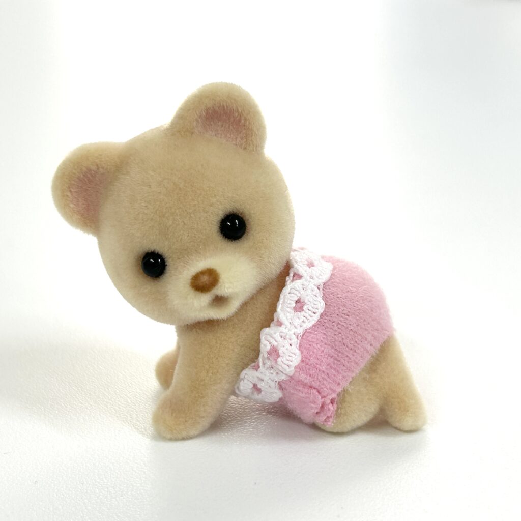 Crawling Bear Baby for Workshop Sylvanian Families Calico Critters
