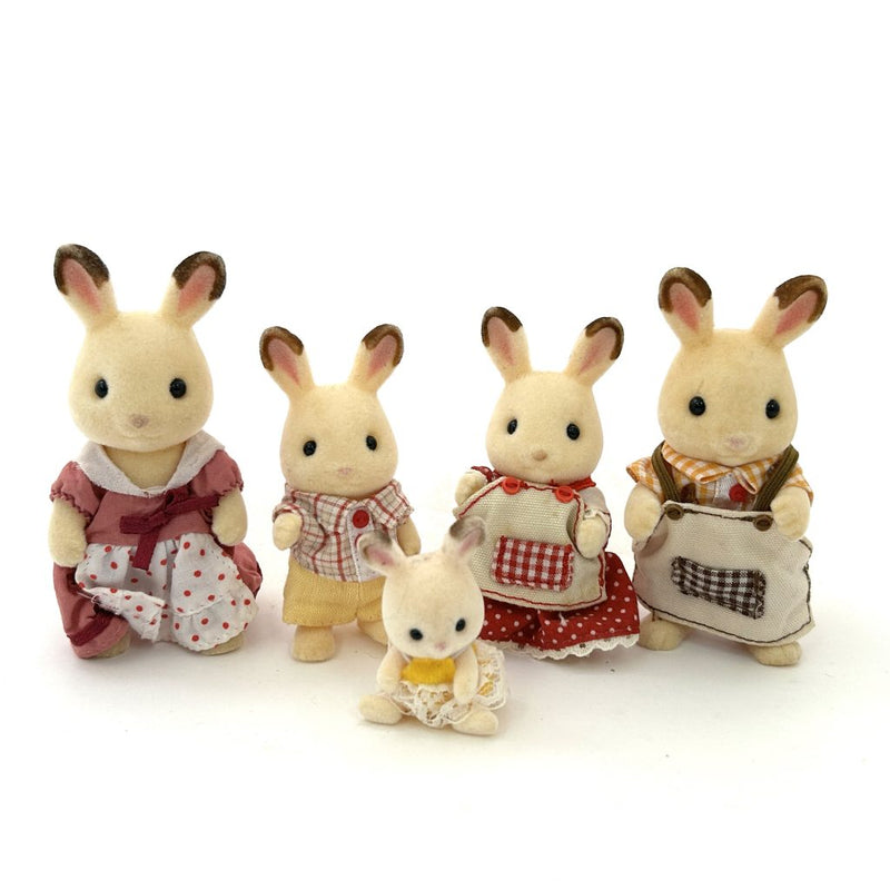 [Used] CHOCOLATE RABBIT FAMILY Epoch Japan Sylvanian Families