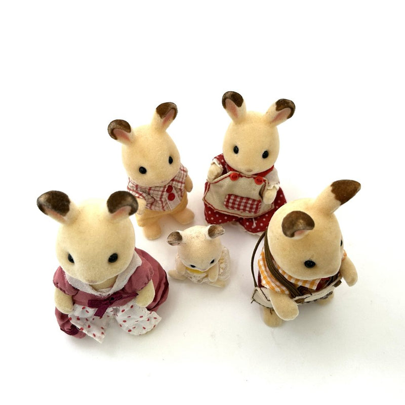 [Used] CHOCOLATE RABBIT FAMILY Epoch Japan Sylvanian Families