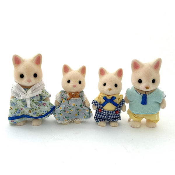 [Used] SILK CAT FAMILY FS-12 Epoch Japan Sylvanian Families