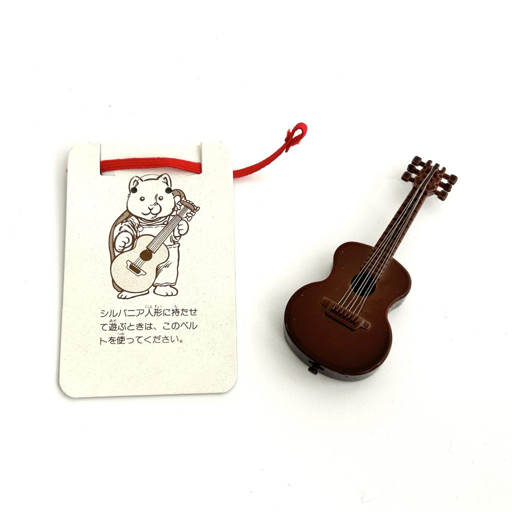 [usagé] Guitare Vintage 1986 Sylvanian Families Calico Critters