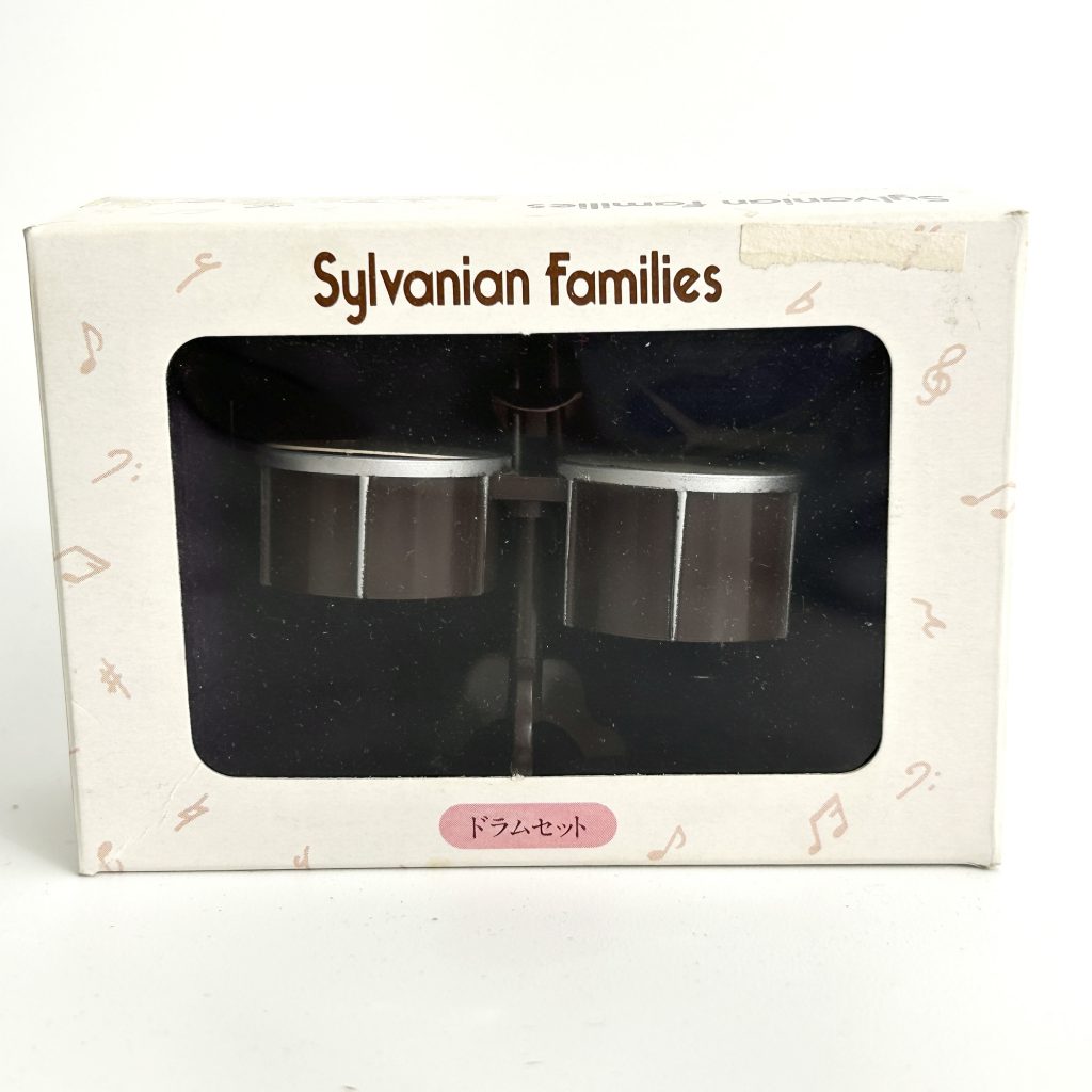 [used] Vintage Drum Set 1986 Sylvanian Families Calico Critters