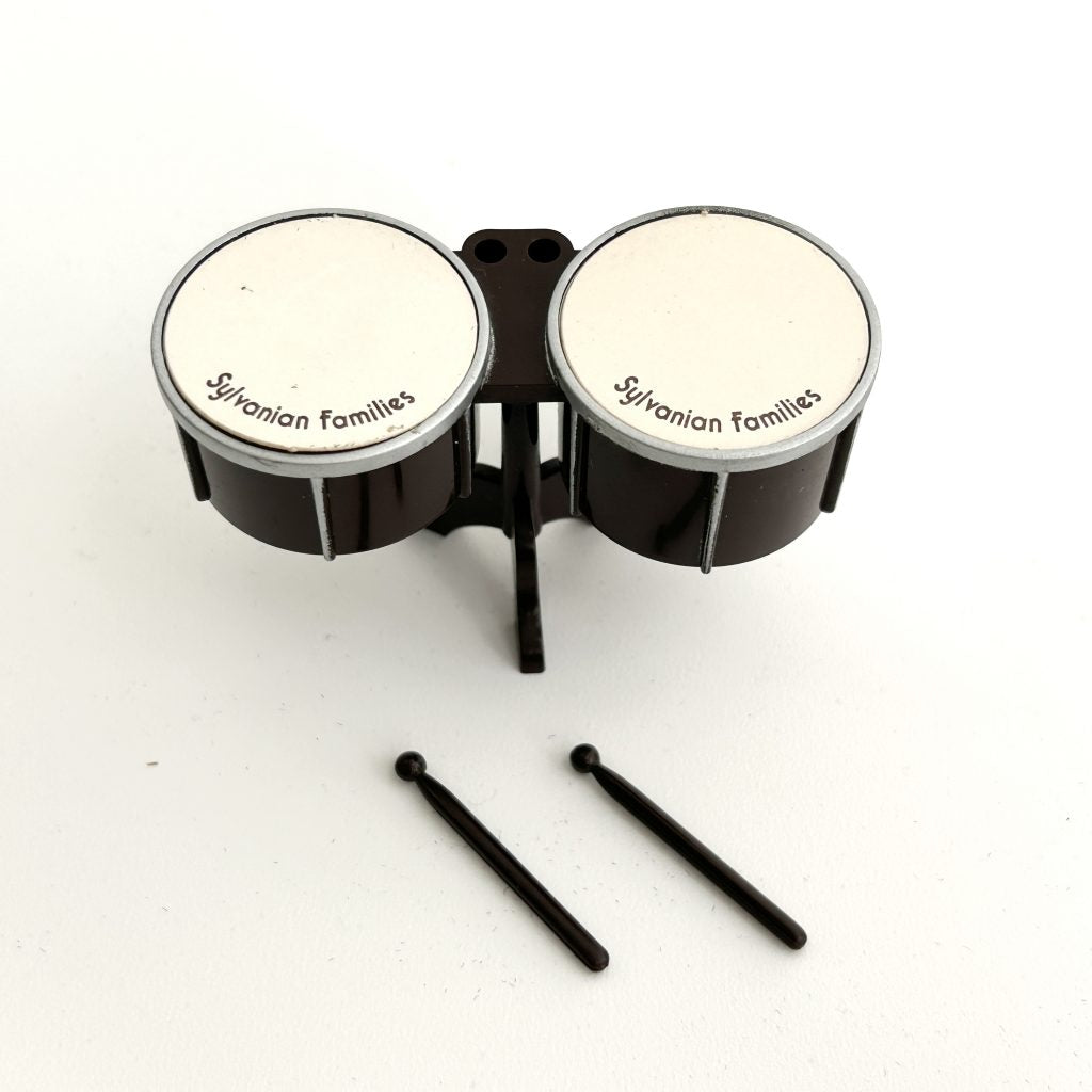 [used] Vintage Drum Set 1986 Sylvanian Families Calico Critters