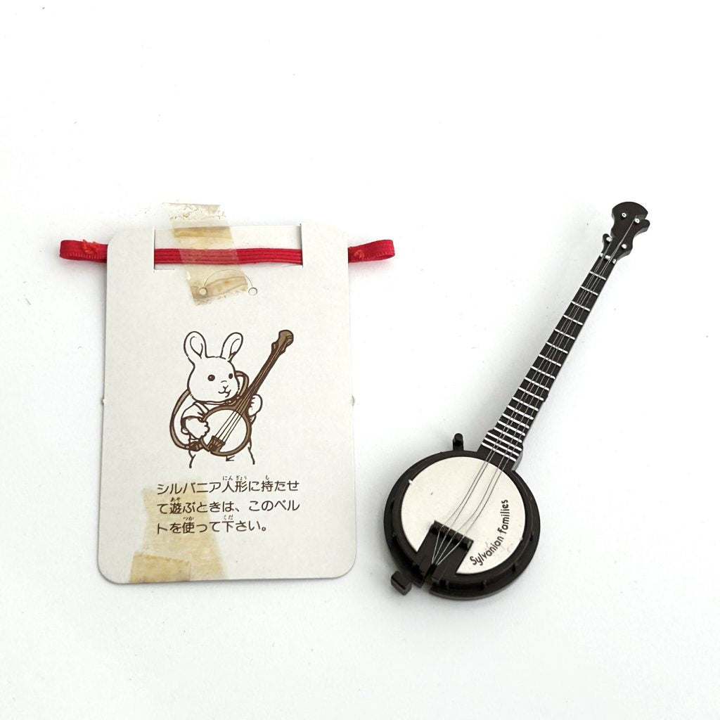 [usagé] Instrument de musique vintage Banjo 1986 GA-02 Familles Sylvanian Calico Critters
