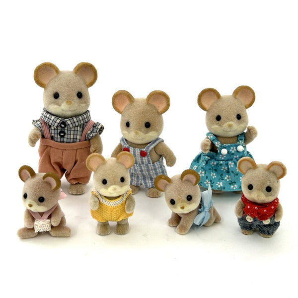 [Used] NORWOOD MOUSE FAMILY Epoch Japan Sylvanian Families