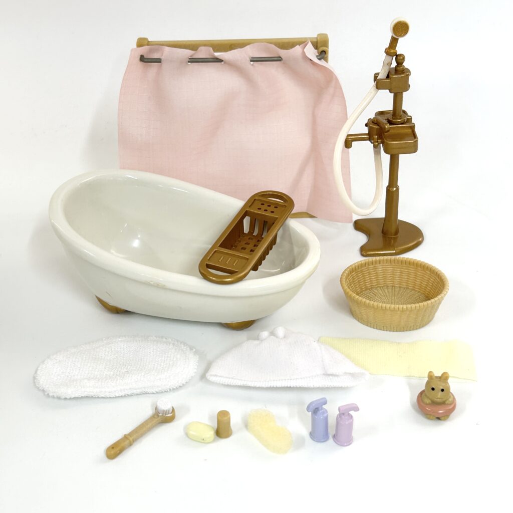 [used] Bath Set KA-605 Sylvanian Families Calico Critters
