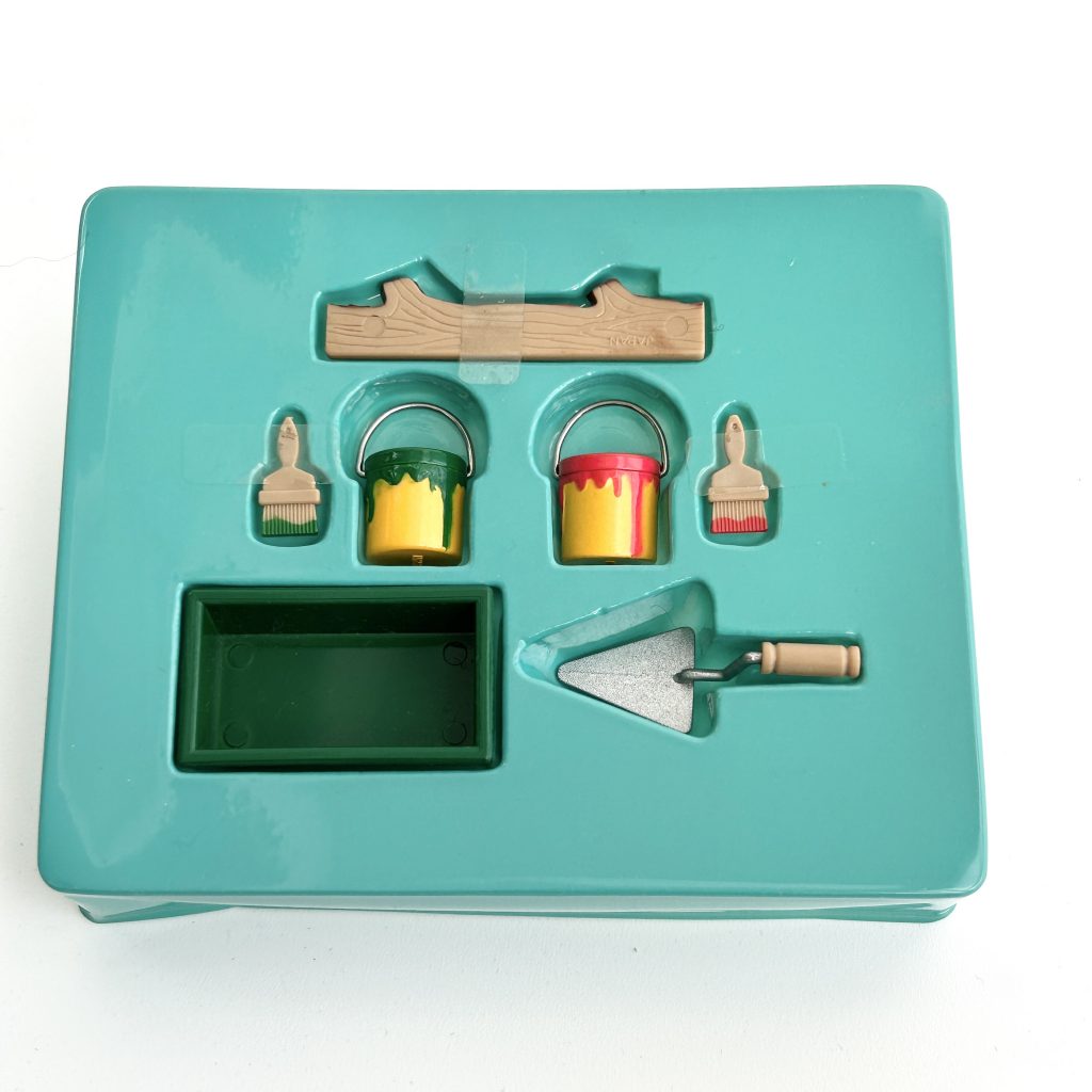 [used] Ensemble d'outils de peintre vintage 1986 SE-34 Familles Sylvanian Calico Critters