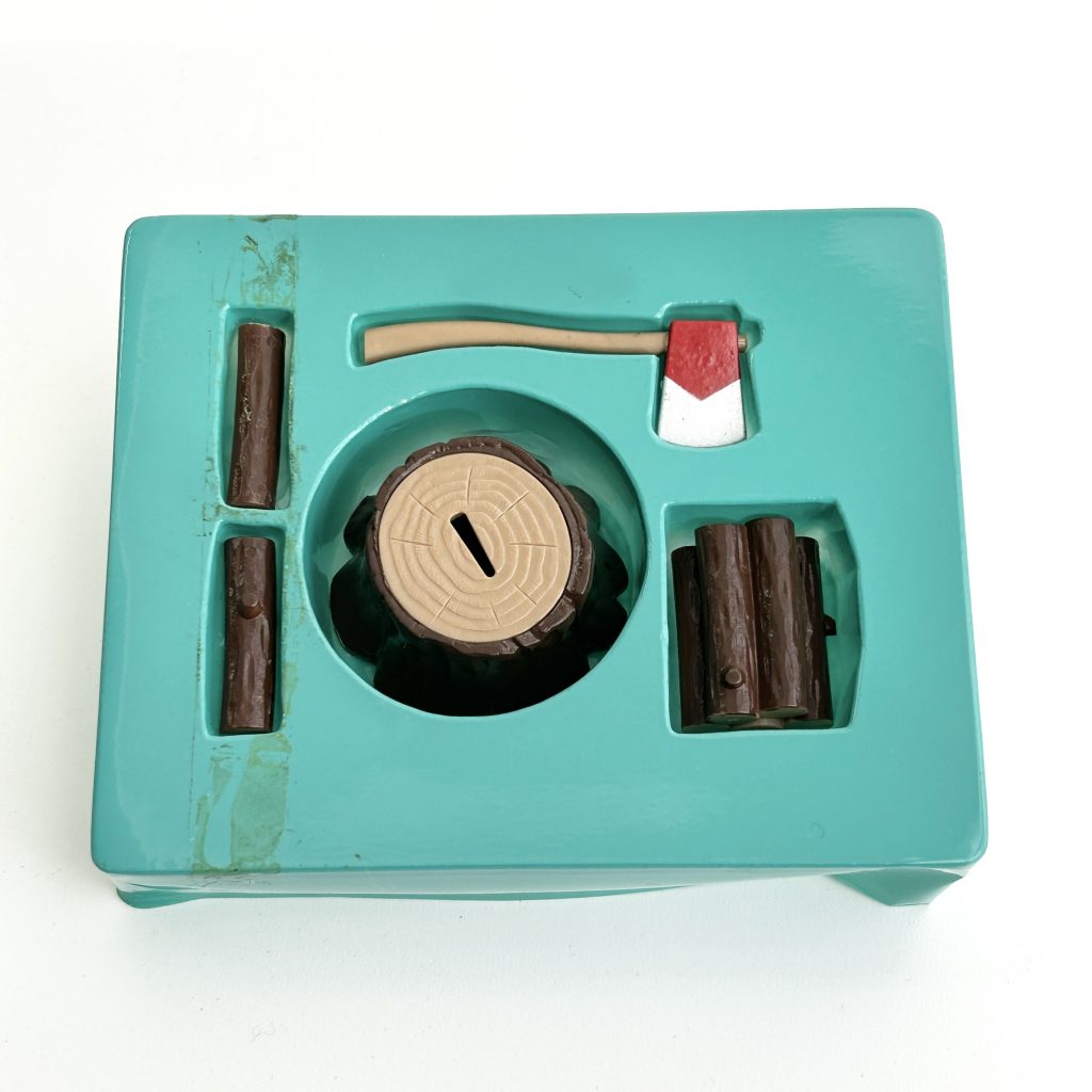 [used] Vintage Chopping Firewood Set 1986 SE-35-480 Sylvanian Families Calico Critters