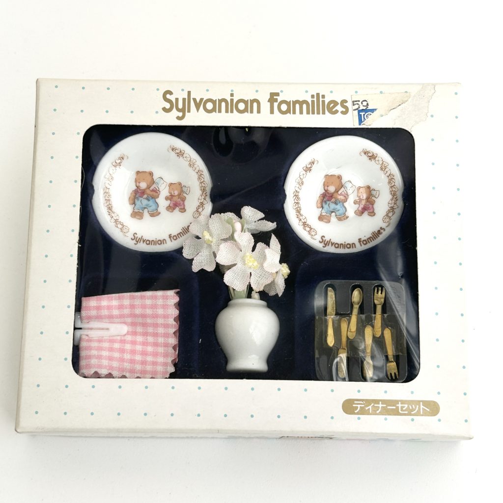 [used] Ceramic Dinner Set KA-25 Sylvanian Families Calico Critters