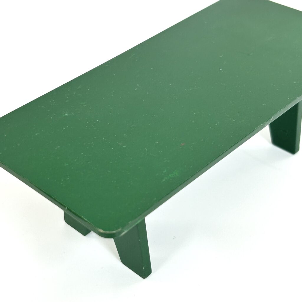 [used] Vintage Green Family Table Chairs 1986 KA-27 Sylvanian Families Calico Critters