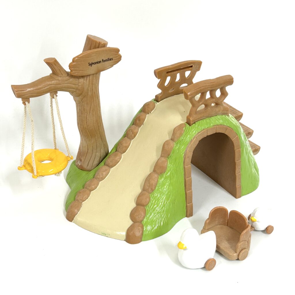 [used] Vintage Baby Slide Set 1992 Sylvanian Families Calico Critters