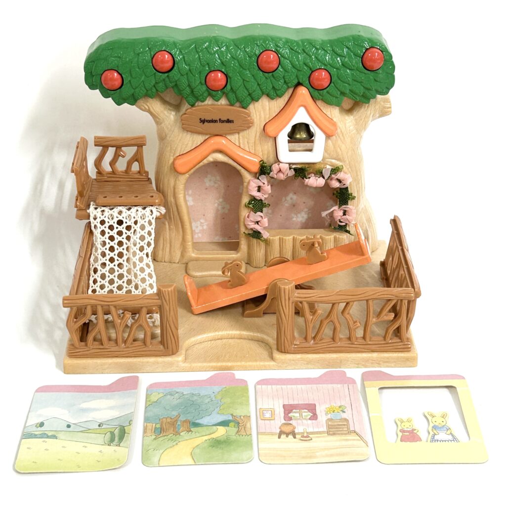 [used] Vintage Let's Play at Baby's Playground 1992 Sylvanian Families Calico Critters