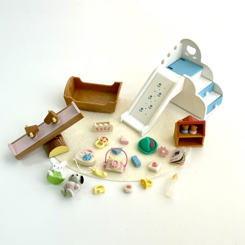 [used] Baby Play Set Sylvanian Families Calico Critters