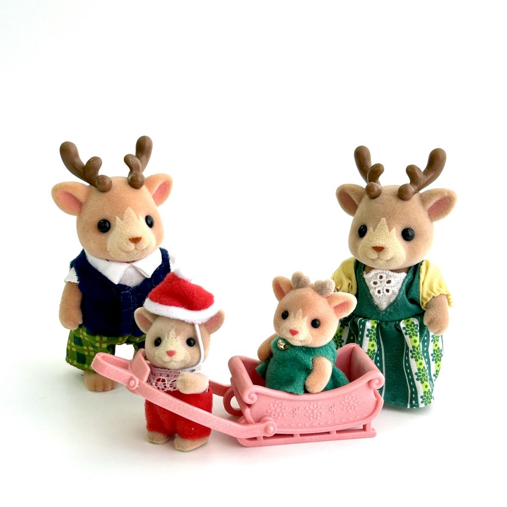 [used] Reindeer Family 2022 FS-44 Sylvanian Families Calico Critters