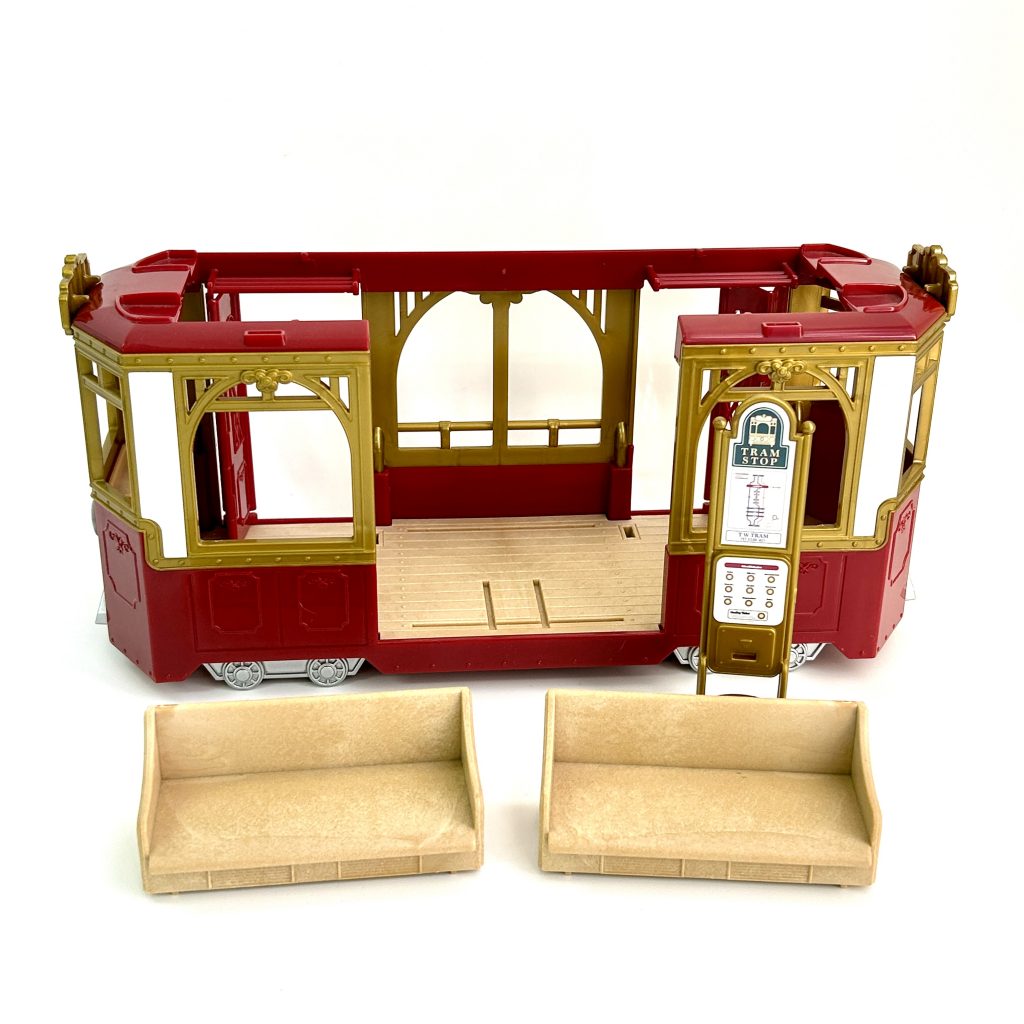[used] Town Series Ride Along Tram TV-01 Sylvanian Families Calico Critters