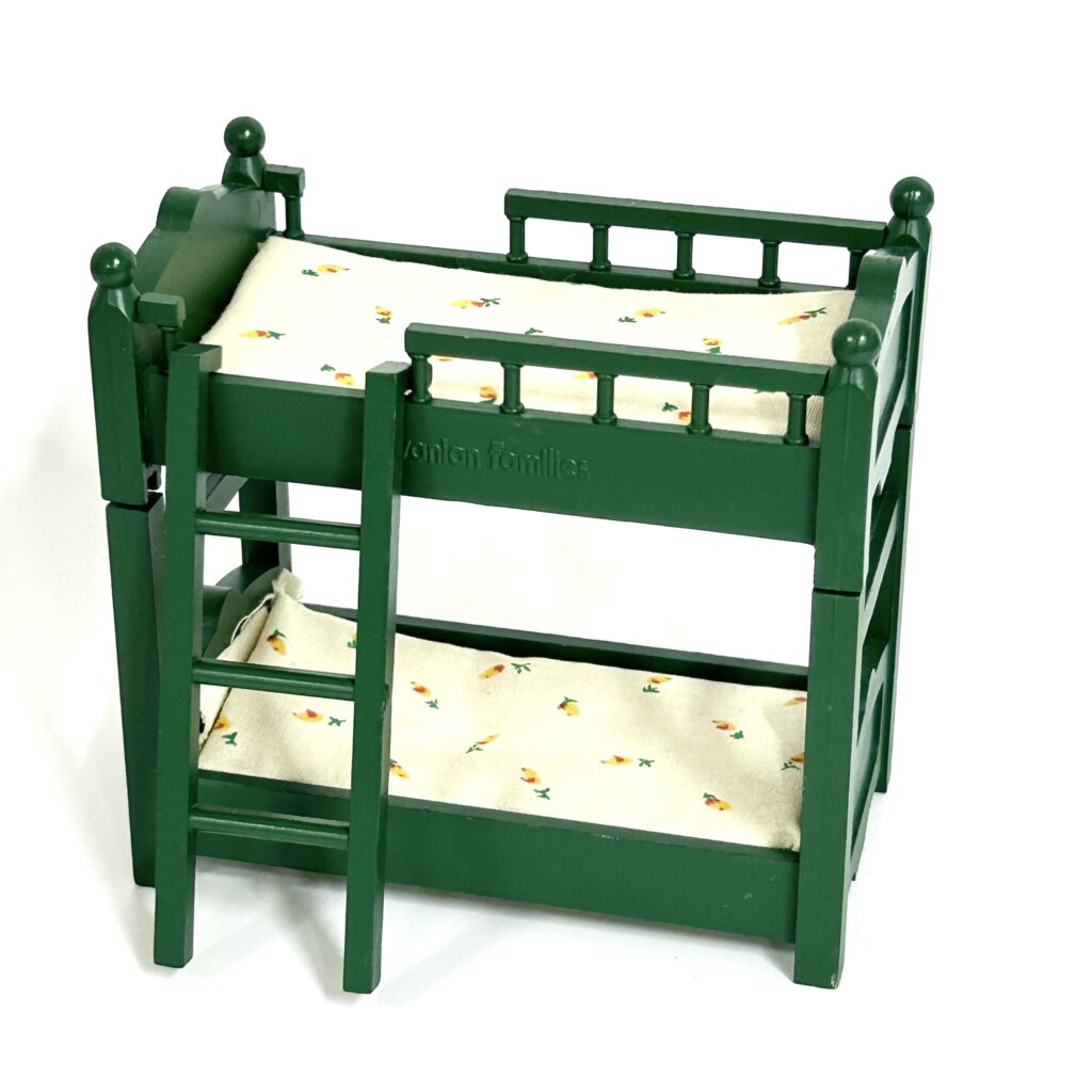 [used] Green Bunk Bed Set Sylvanian Families Calico Critters