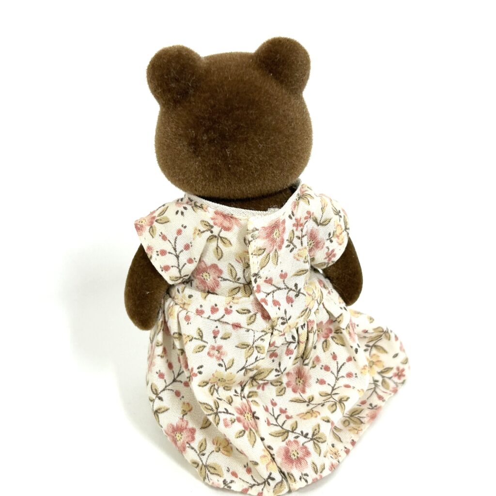 [used] Vintage Teardrop Bear Mother Sylvanian Families Calico Critters