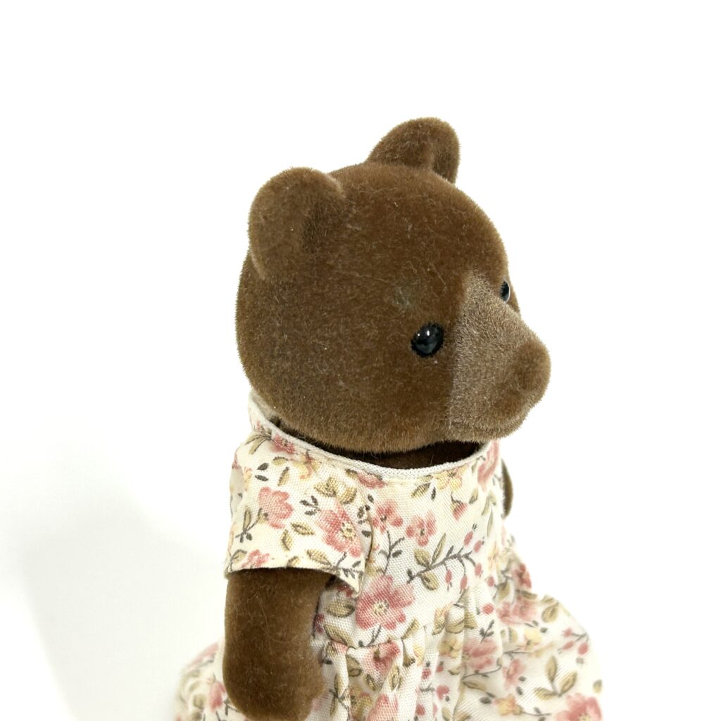 [used] Vintage Teardrop Bear Mother Sylvanian Families Calico Critters
