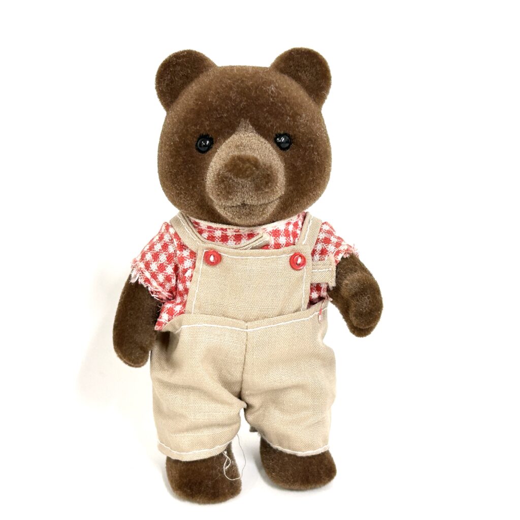 [used] Vintage Teardrop Bear Father Sylvanian Families Calico Critters