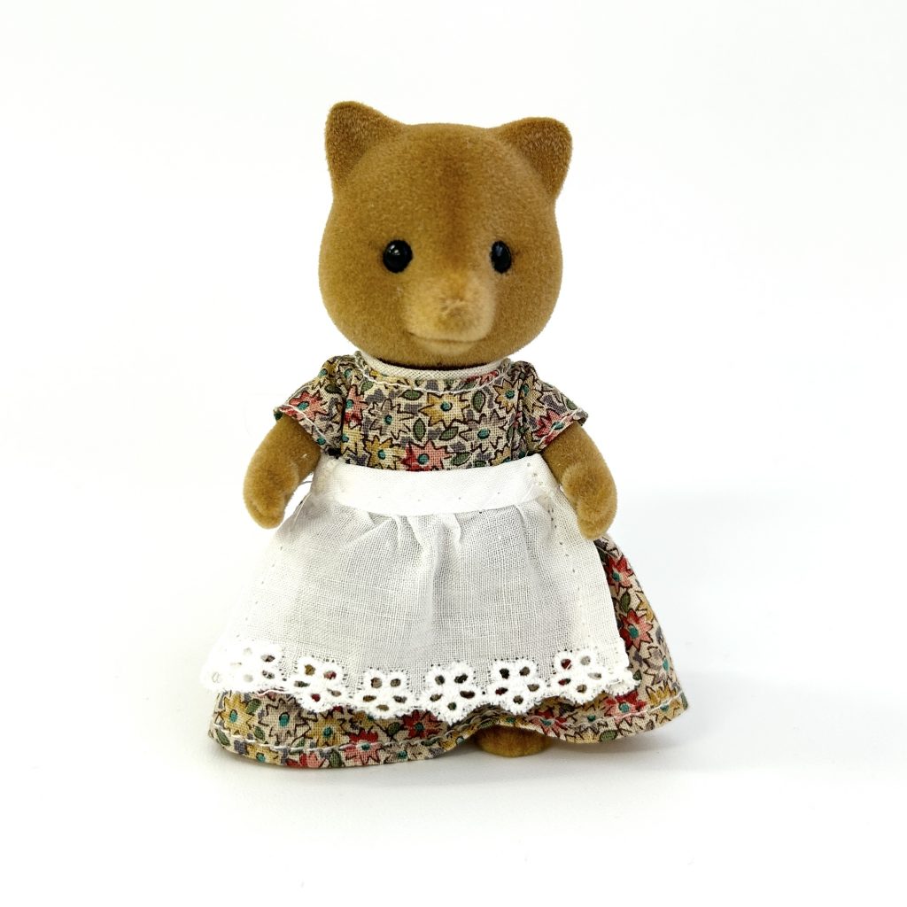 [used] Vintage Fox Mother 1985 Sylvanian Families Calico Critters