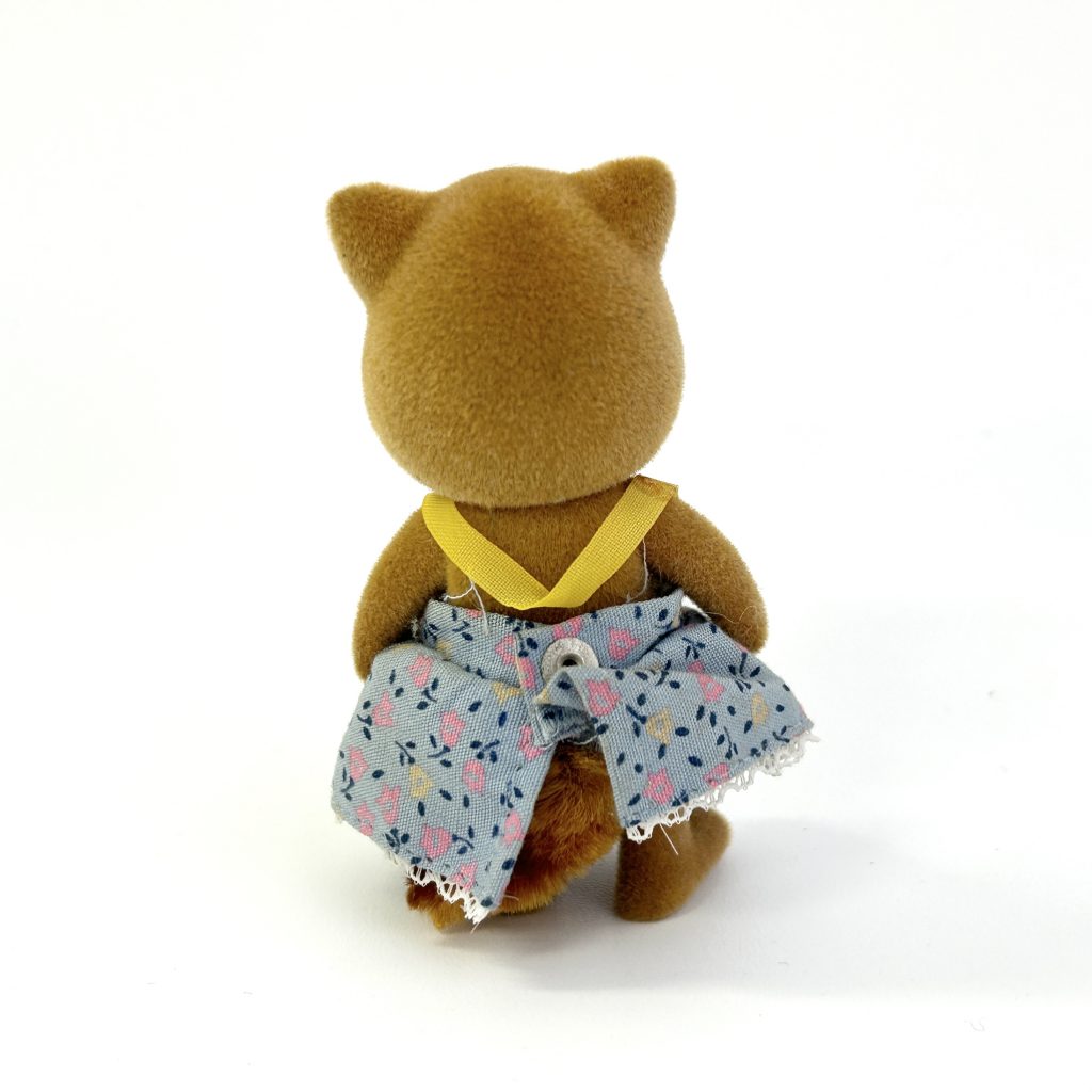 [used] Vintage Fox Girl 1985 Sylvanian Families Calico Critters