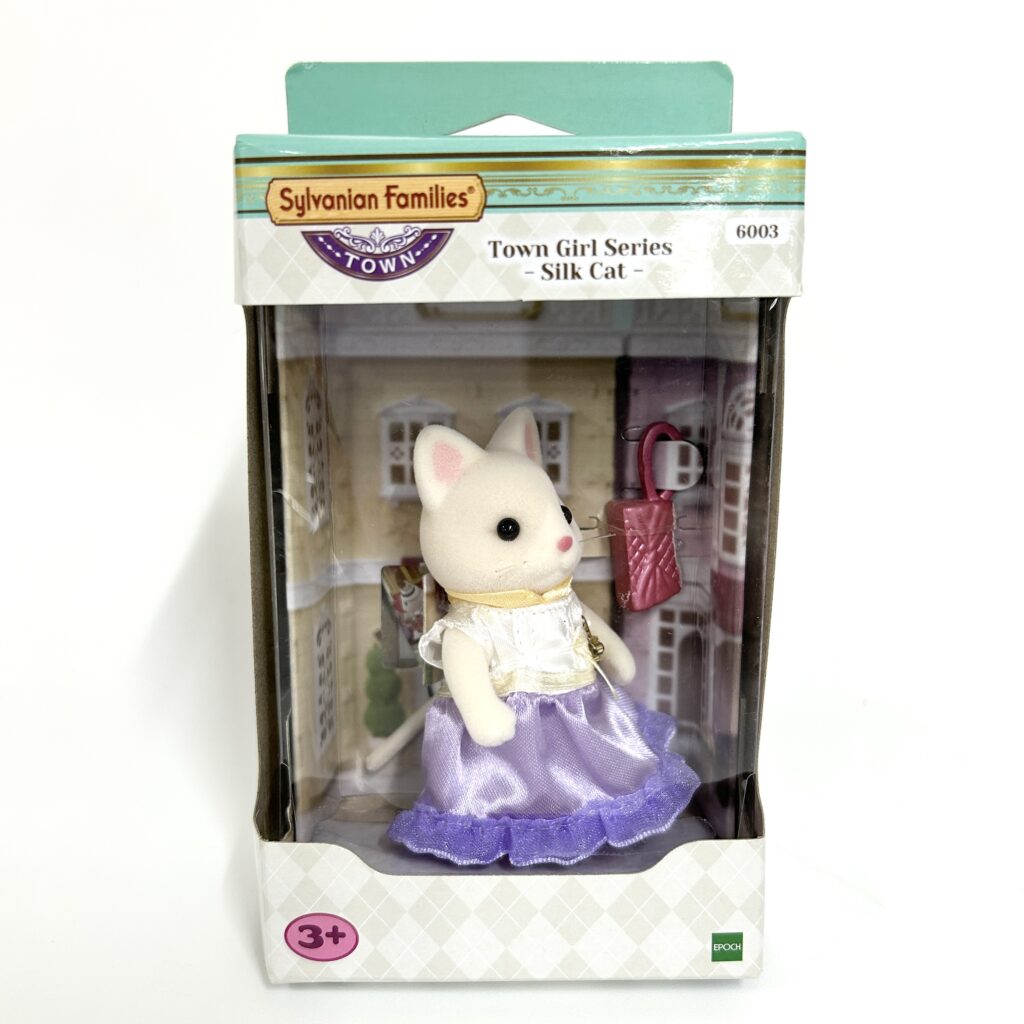 [used] Town Series Town Girl Series Silk Cat 6003 Sylvanian Families Calico Critters