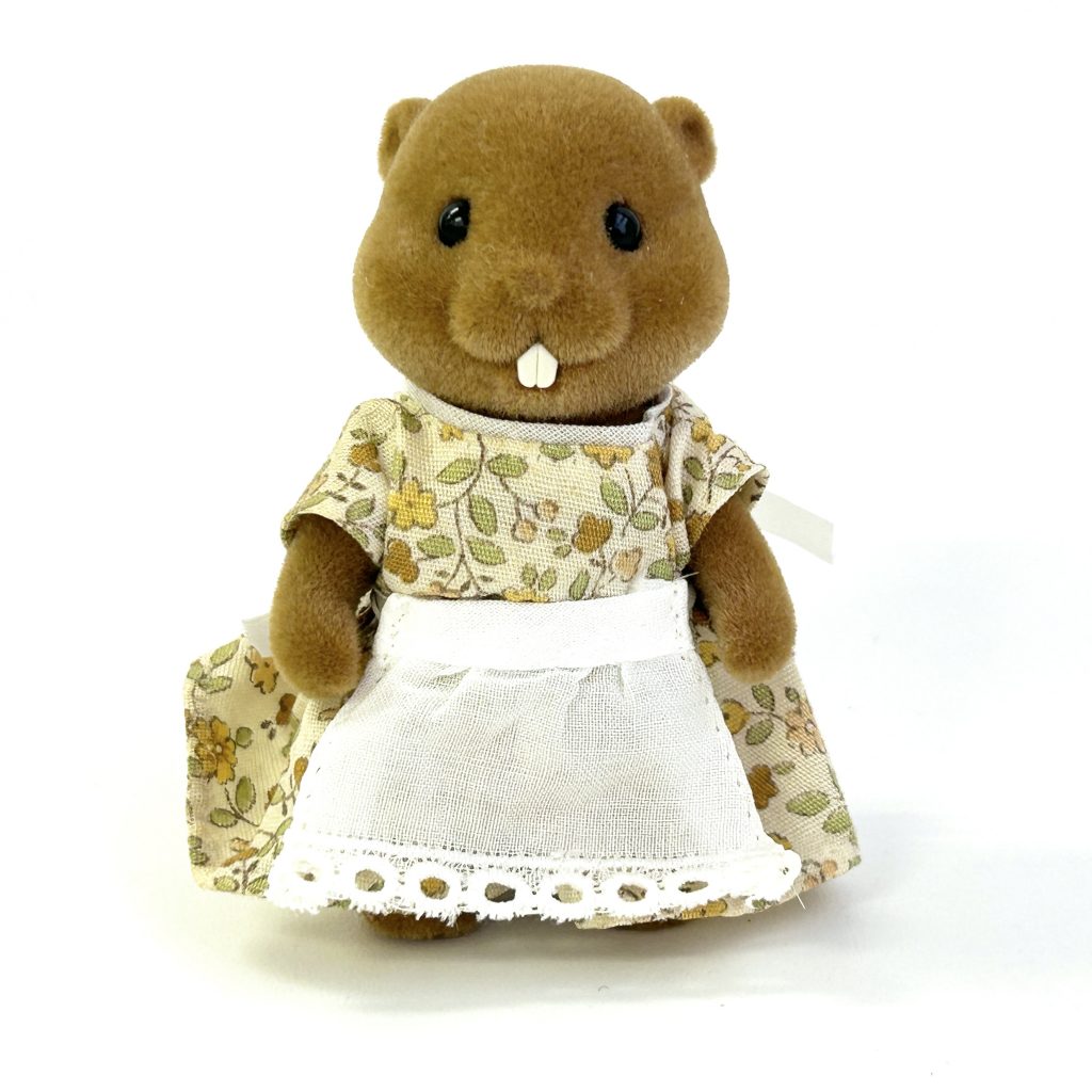 [used] Vintage Beaver Mother 1986 Sylvanian Families Calico Critters