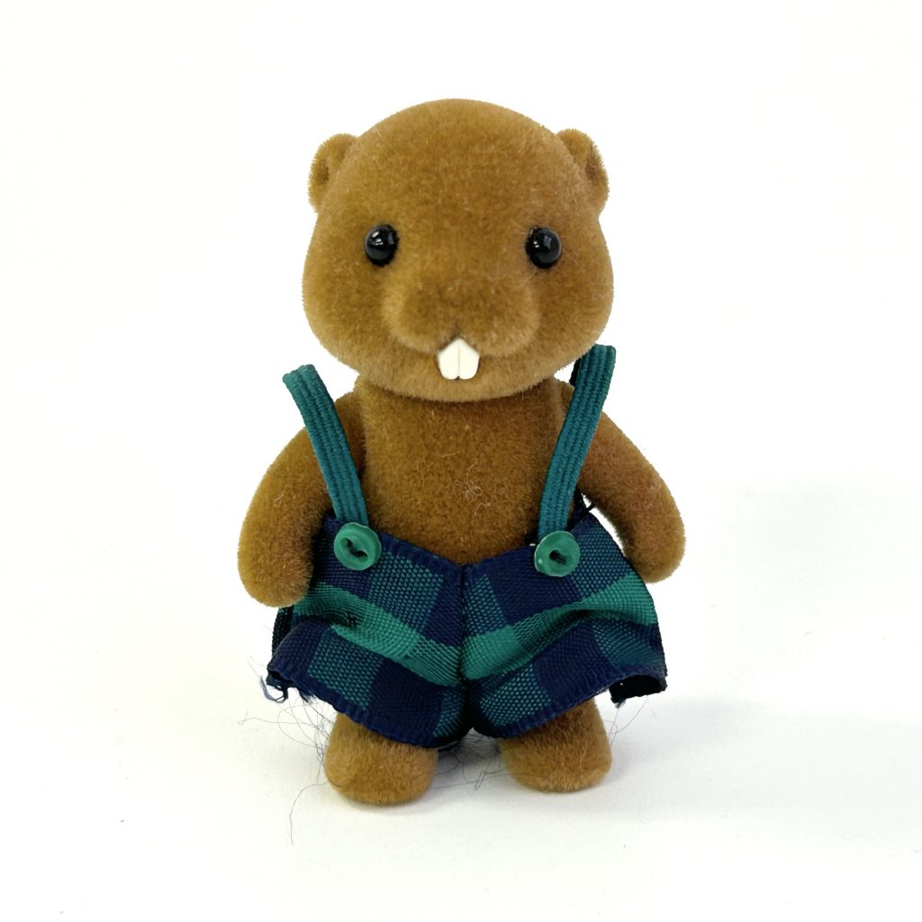 [used] Vintage Beaver Boy 1986 Sylvanian Families Calico Critters